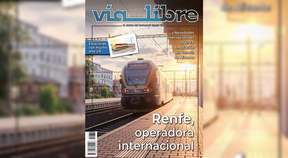 La internacionalizaci�n de Renfe, portada del �V�a Libre� de febrero